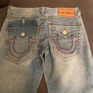True Religion light blue jeans